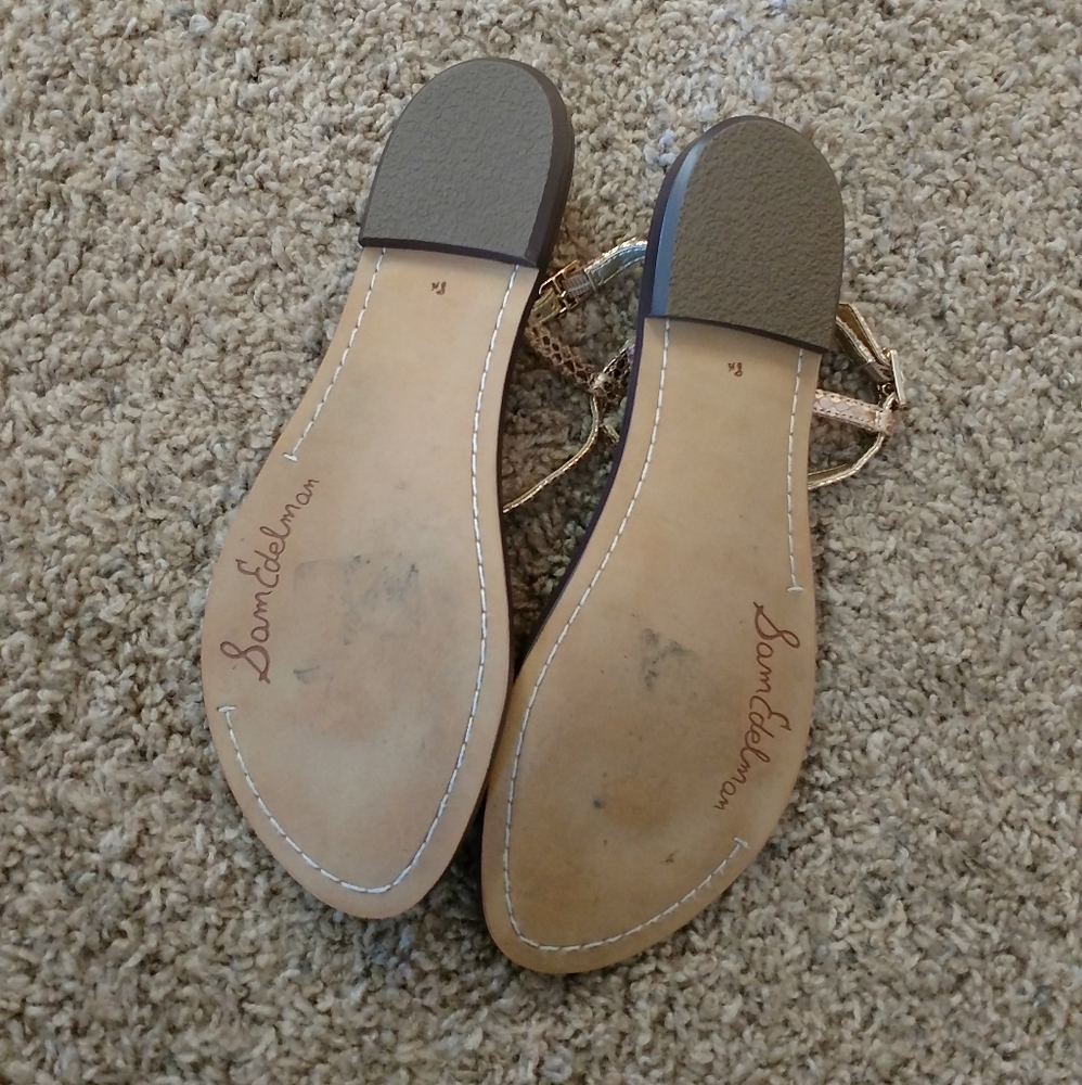 Snake Print Sam Edelman Sandals - Picture 3 of 3